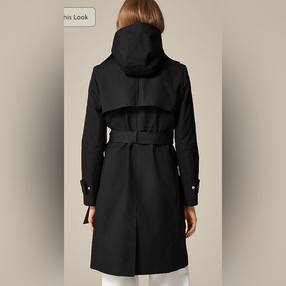 J.Crew New Icon trench coat in black - Picture 4 of 11